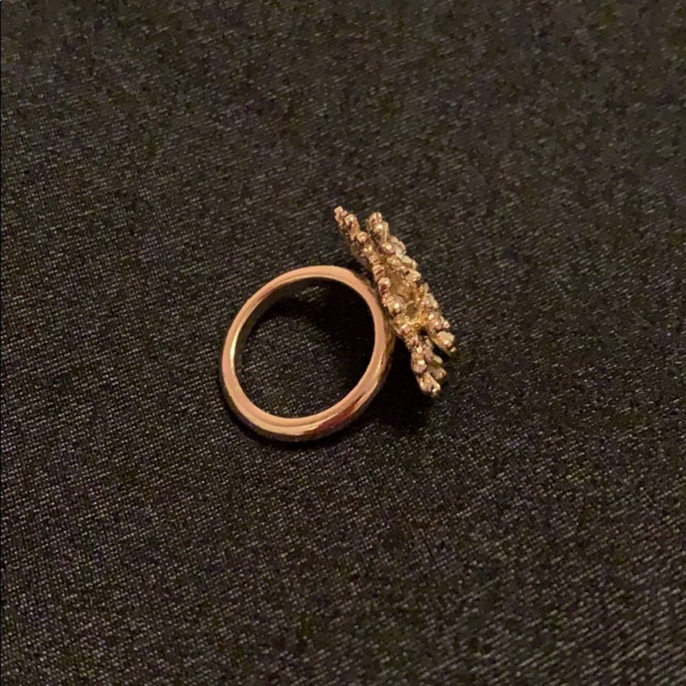 Flower Shaped Statement Ring - image 2